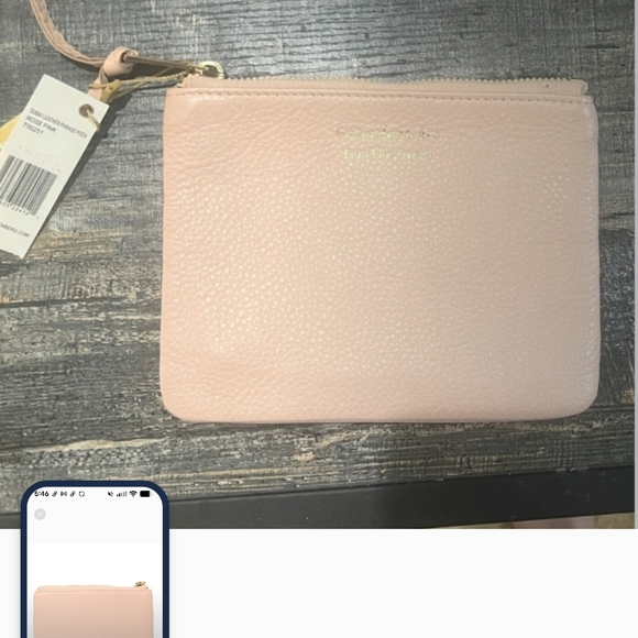 NWT Aimee Kestenberg Pink Wristlet Clutch - Picture 1 of 4
